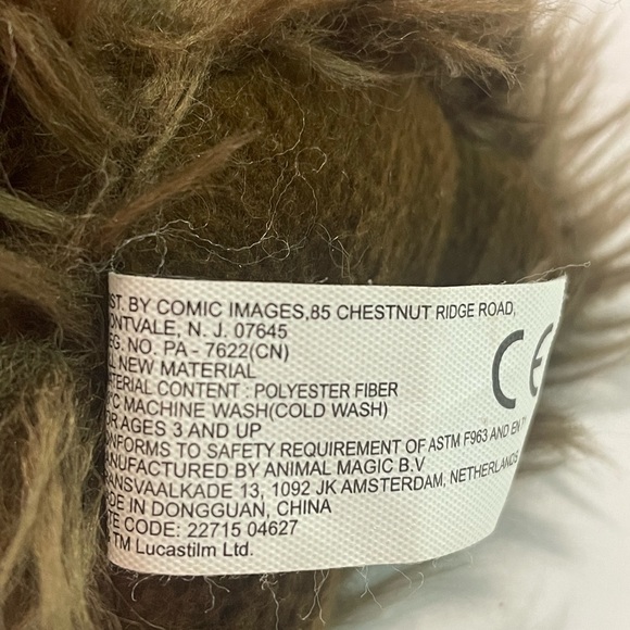 Comic Images Star Wars Chewbacca Soft Plush Toy 7” Lucas Film - Picture 4 of 5